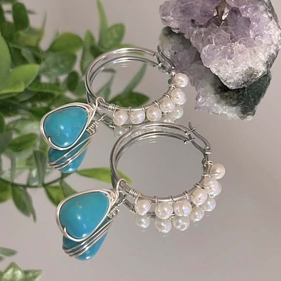 ✨Pearl Earrings (Stainless Steel ) - Picture 5 of 8